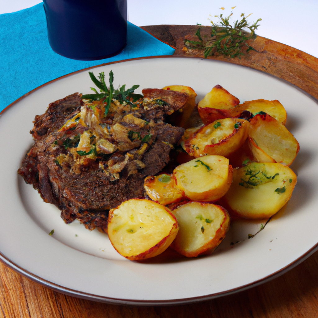 foto da receita Batata rosti com filé mignon e catupiry