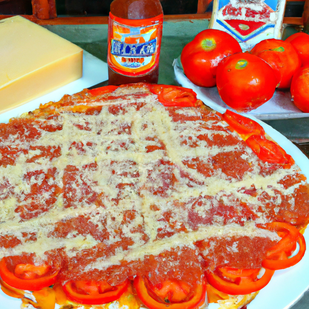 foto da receita Pizza de lombo com mussarela