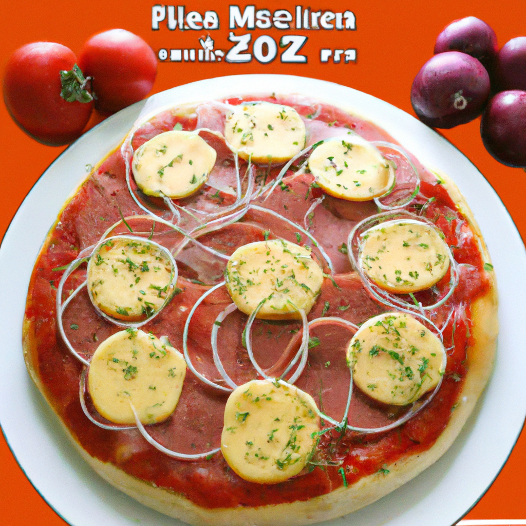 foto da receita Pizza de lombo canadense com provolone