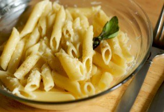 foto da receita Macarrão penne à carbonara