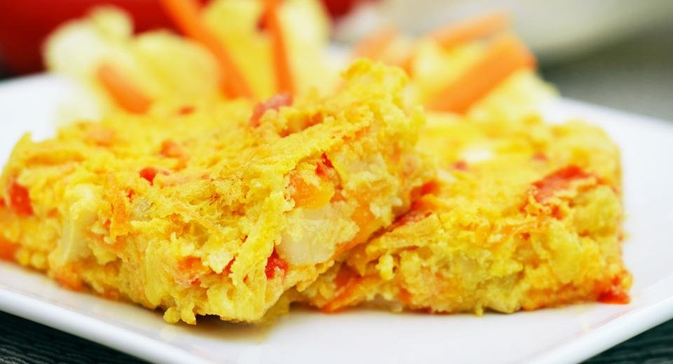 foto da receita Torta de acelga,  pimentão e cogumelos