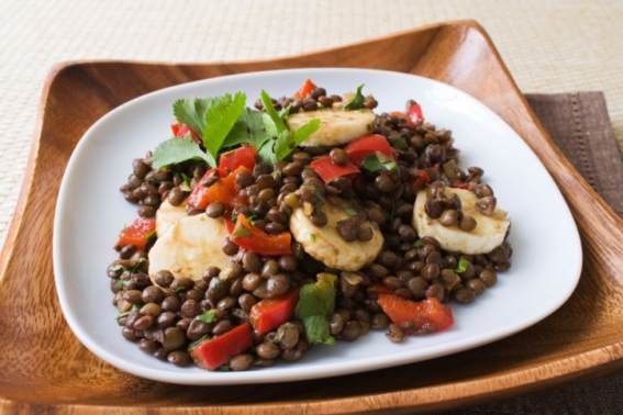 foto da receita Salada de lentilha