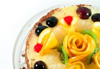 foto da receita Cassata de Natal com ricota e frutas