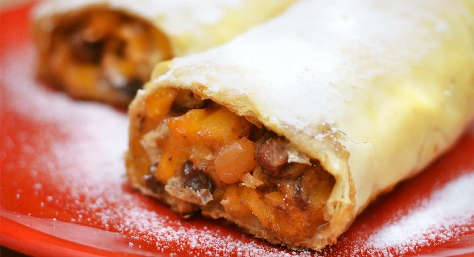 foto da receita Strudel de pêssego