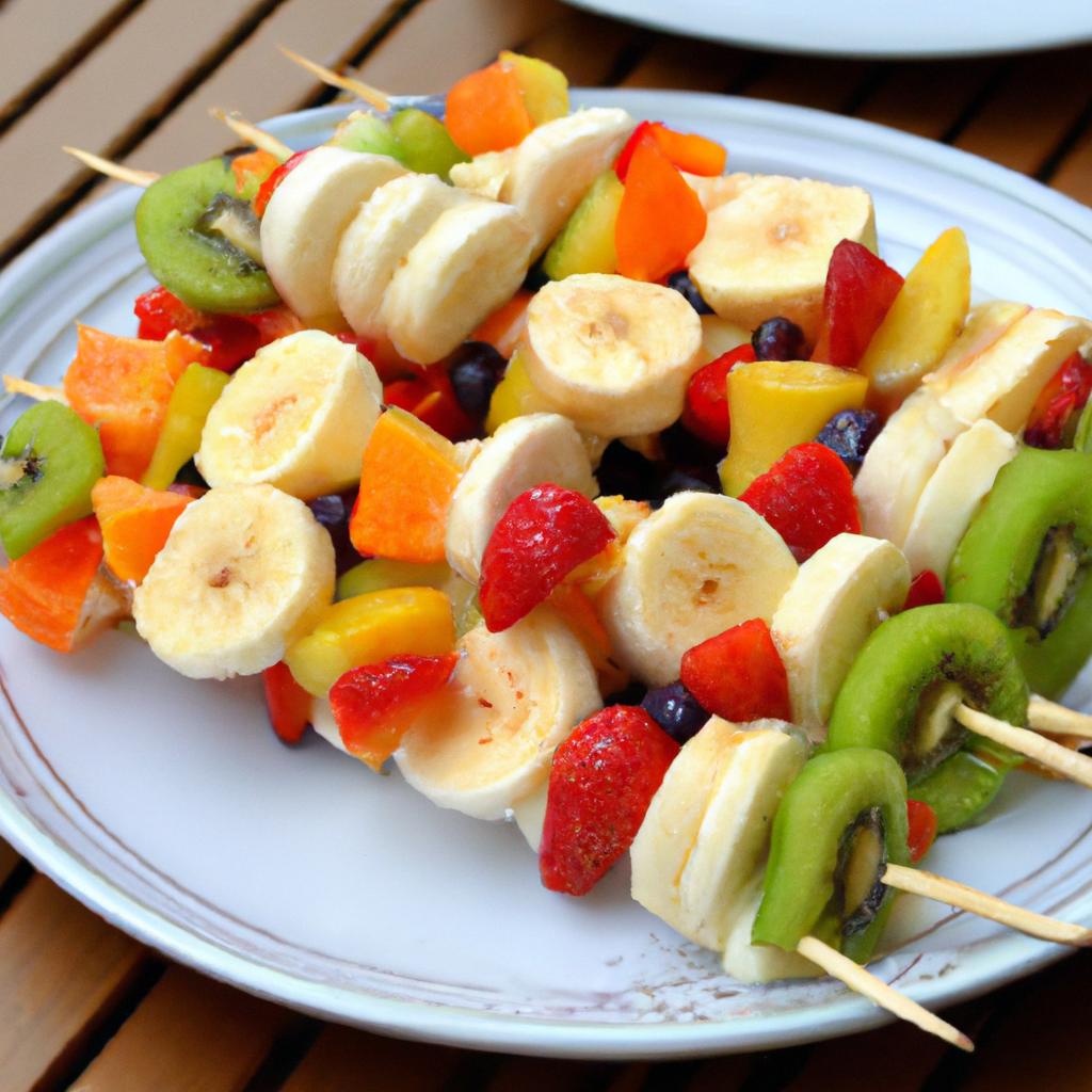 foto da receita Espeto de frutas