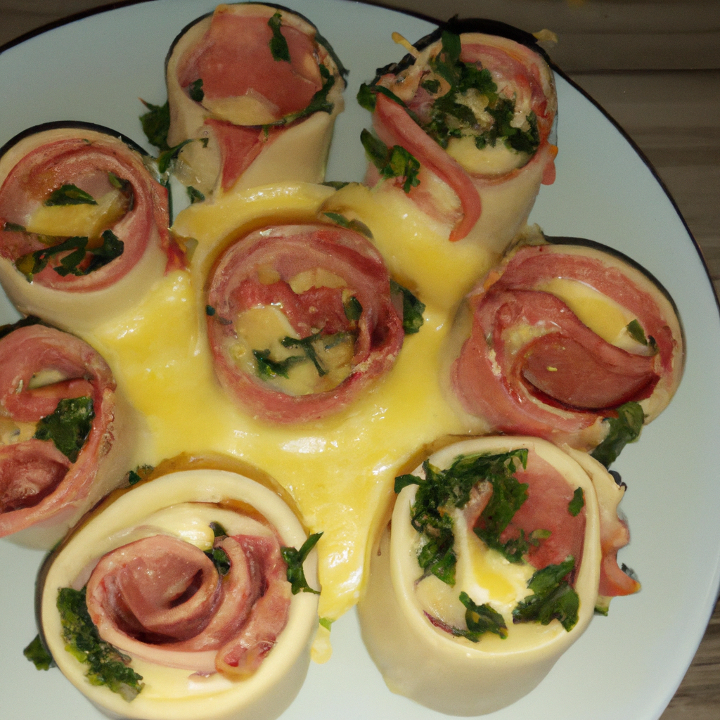 foto da receita Rondelli de presunto e ricota