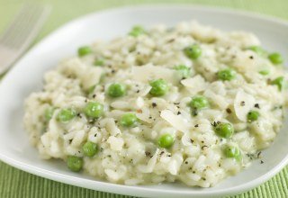 foto da receita Arroz com frango e ervilhas