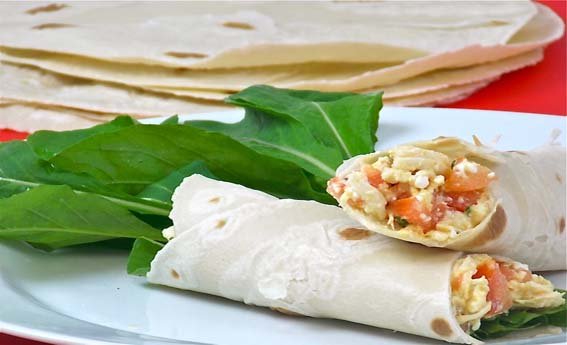 foto da receita Wrap de frango