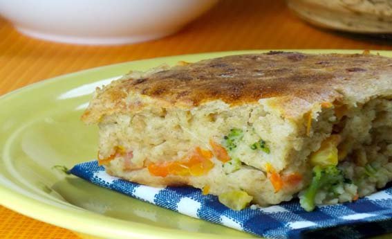 foto da receita Torta de legumes com proteína de soja