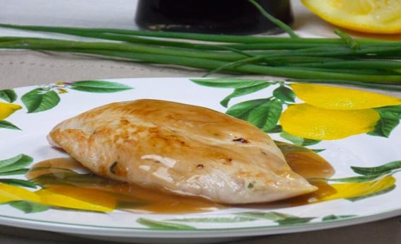 foto da receita Filé de frango grelhado ao molho siciliano