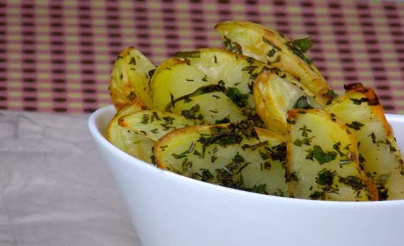 foto da receita Batata com crosta de ervas