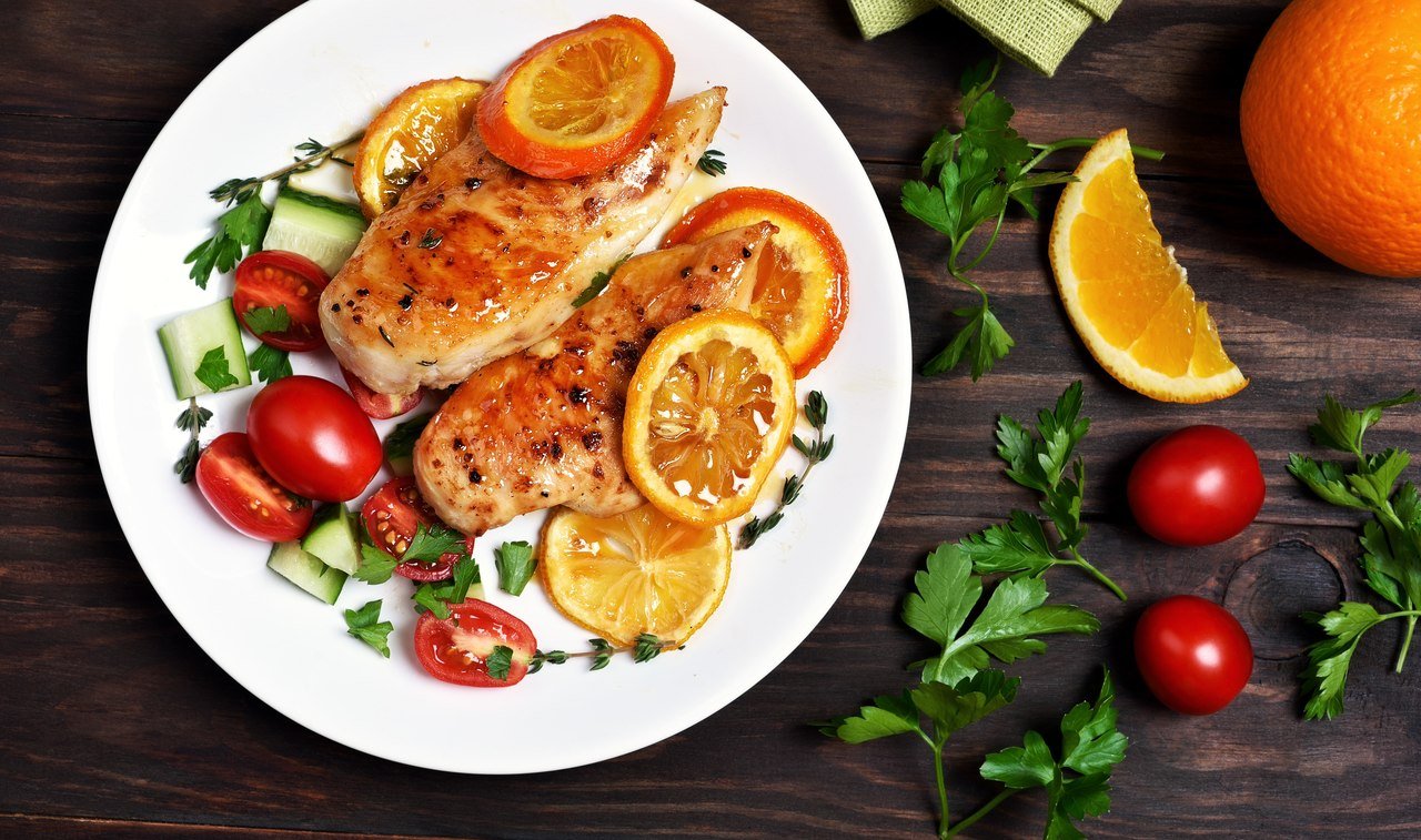 foto da receita Filé de frango ao molho de laranja