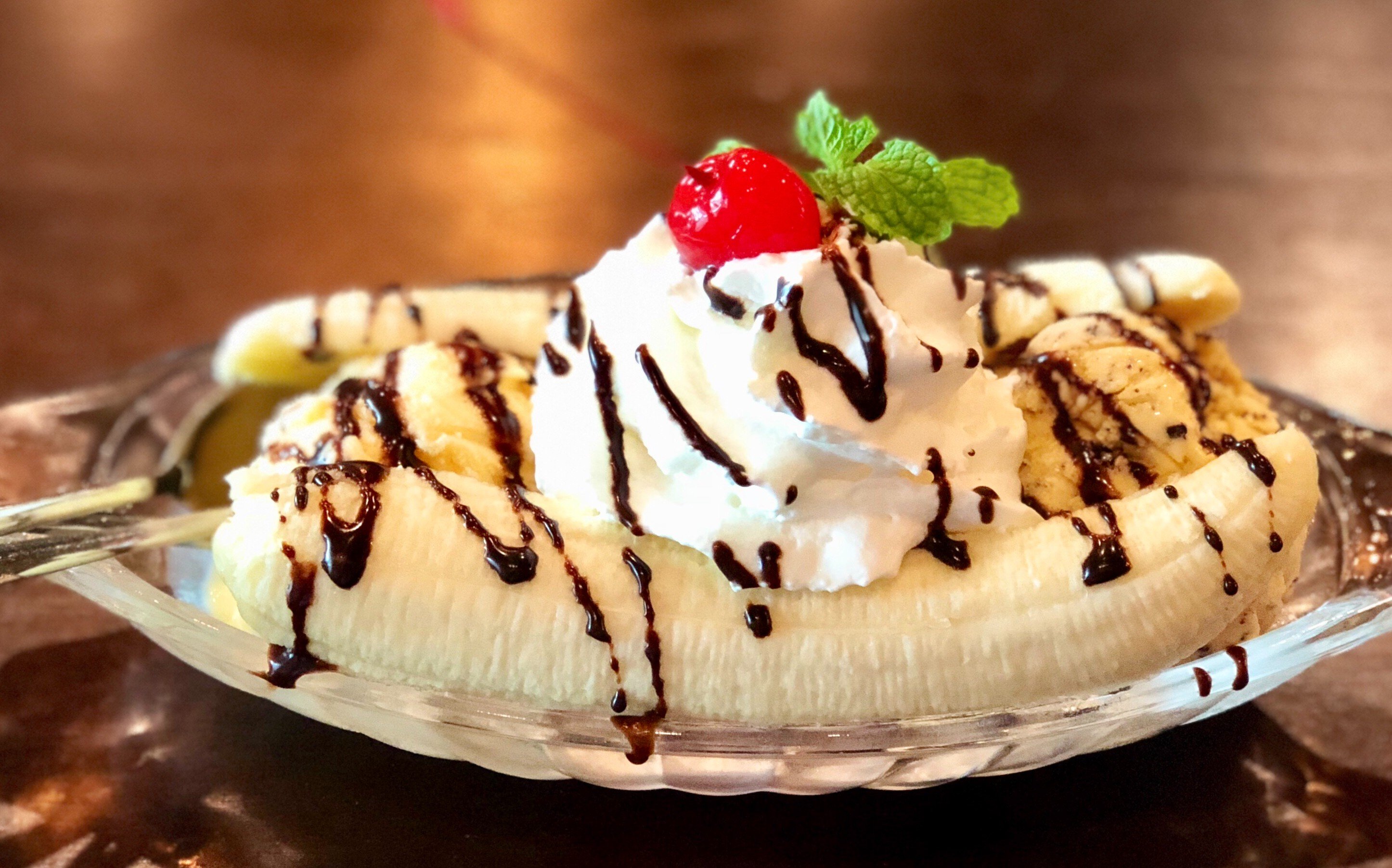 foto da receita Banana split light