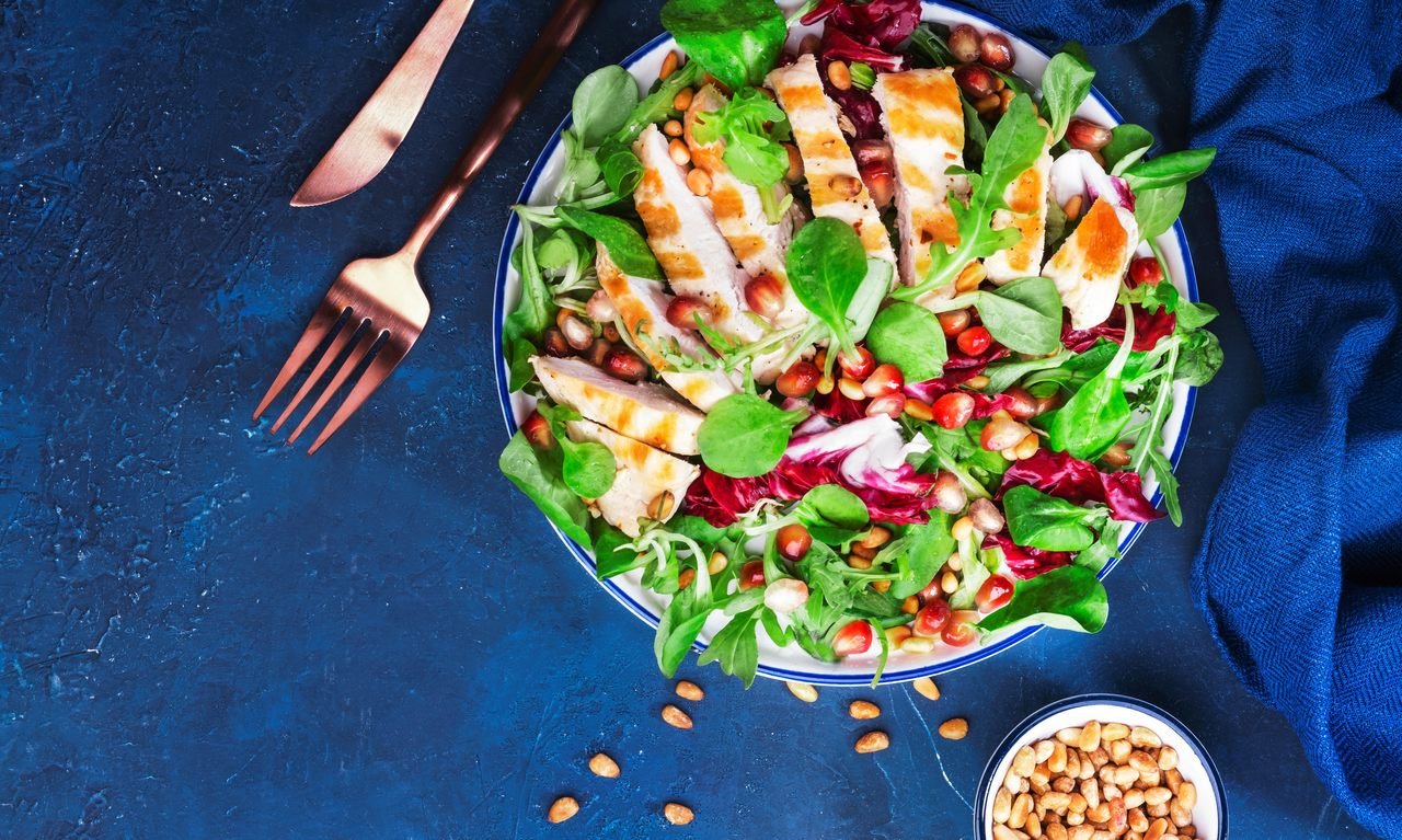 foto da receita Salada de frango