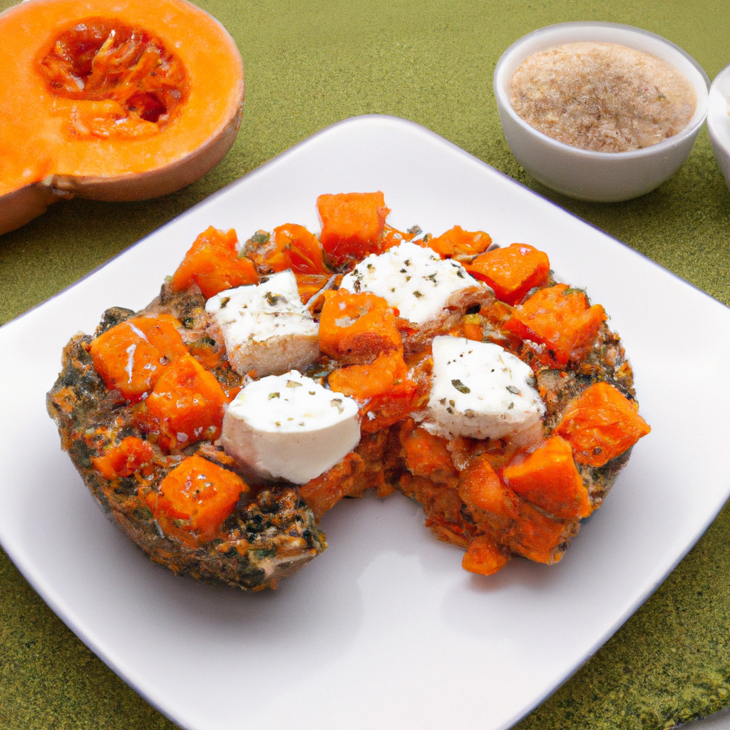 foto da receita Quibe de moranga,   ricota e quinoa