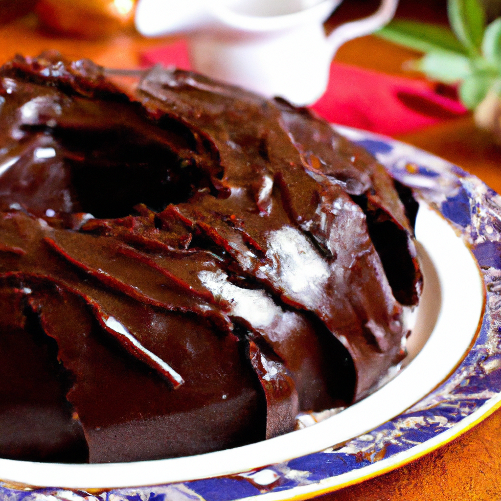 foto da receita Bolo de ganache