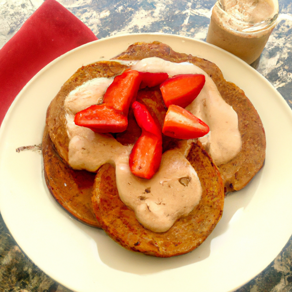 foto da receita Panqueca doce de aveia,  linhaça e iogurte