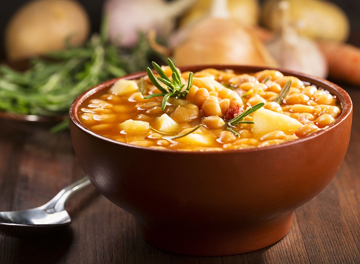 foto da receita Sopa de feijão com legumes