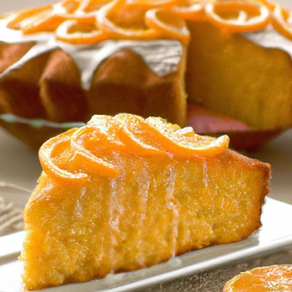 foto da receita Bolo de laranja com coco