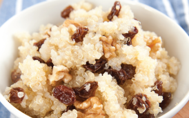 foto da receita Quinoa com nozes e passas