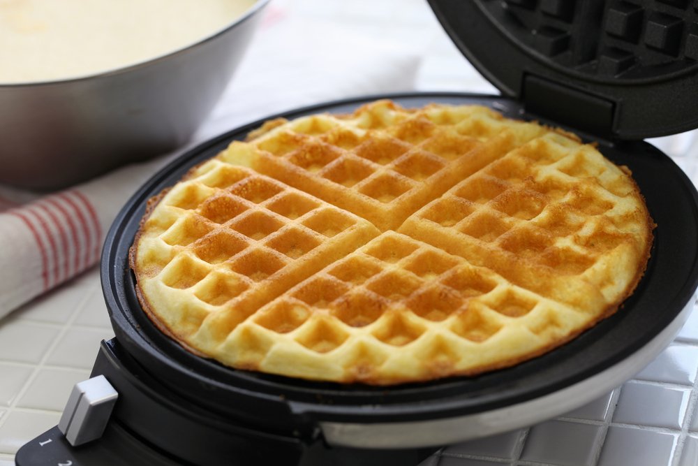 foto da receita Waffles de sanduicheira