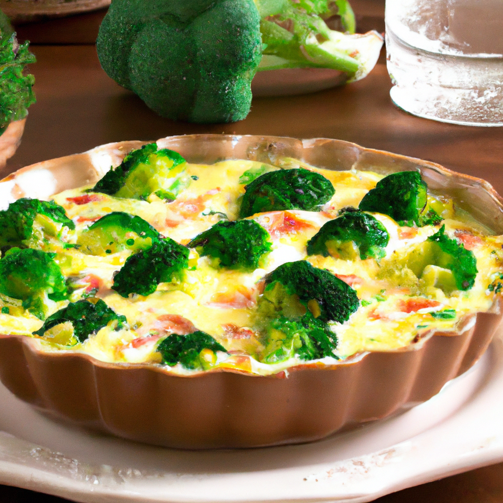 foto da receita Quiche de brócolis 