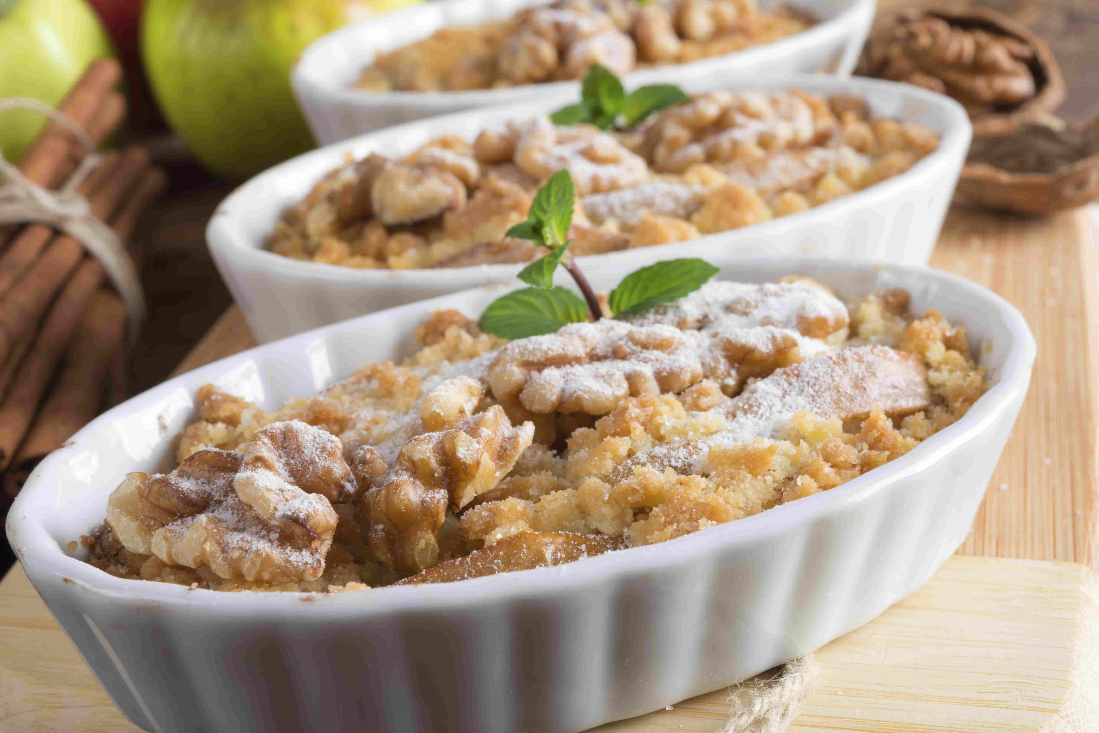 foto da receita Crumble de nectarina