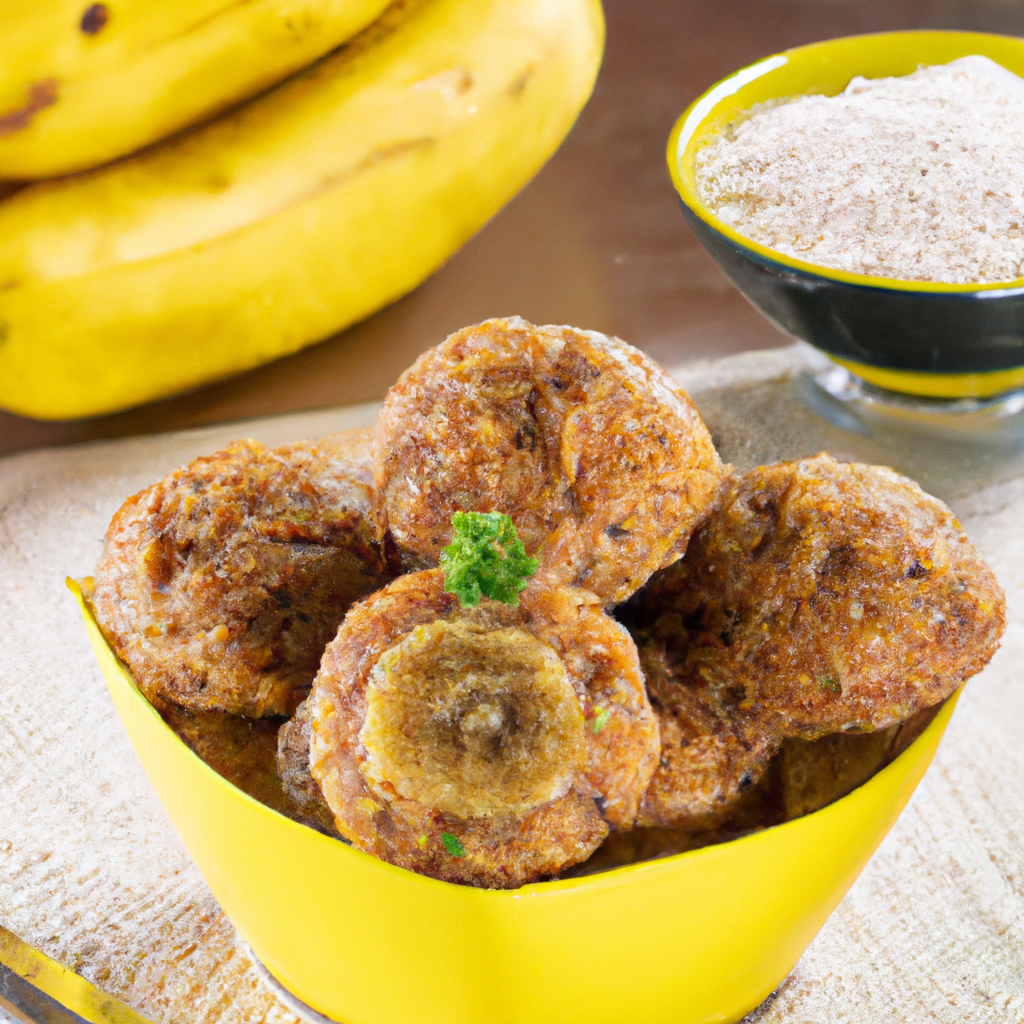 foto da receita Bolinho de banana