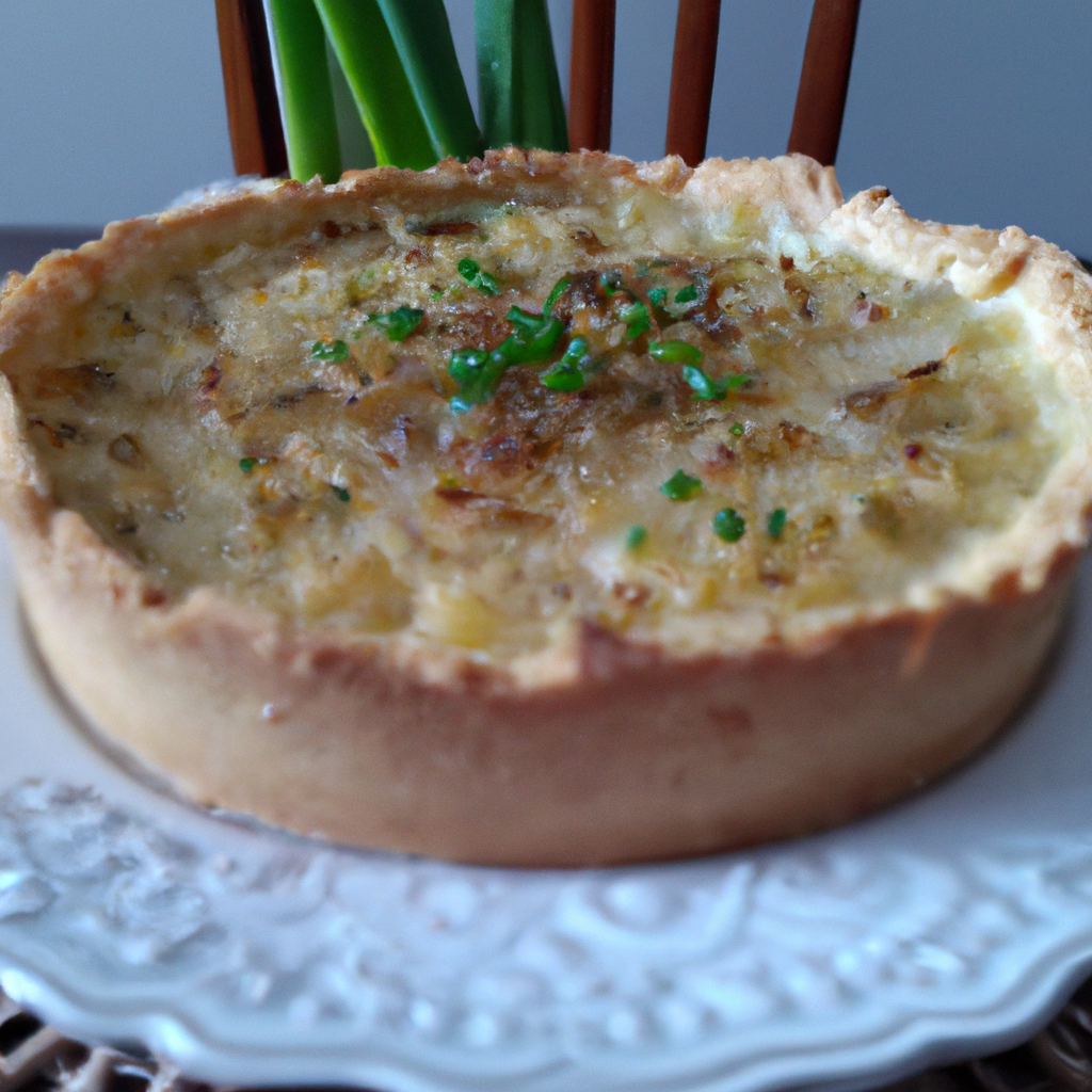 foto da receita Quiche de alho poró [Receita do embaixador]