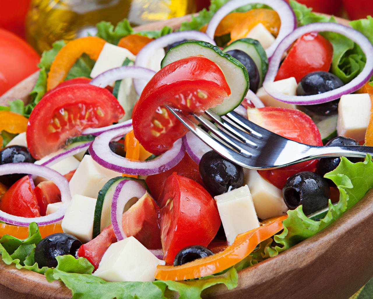 foto da receita Salada mediterrânea