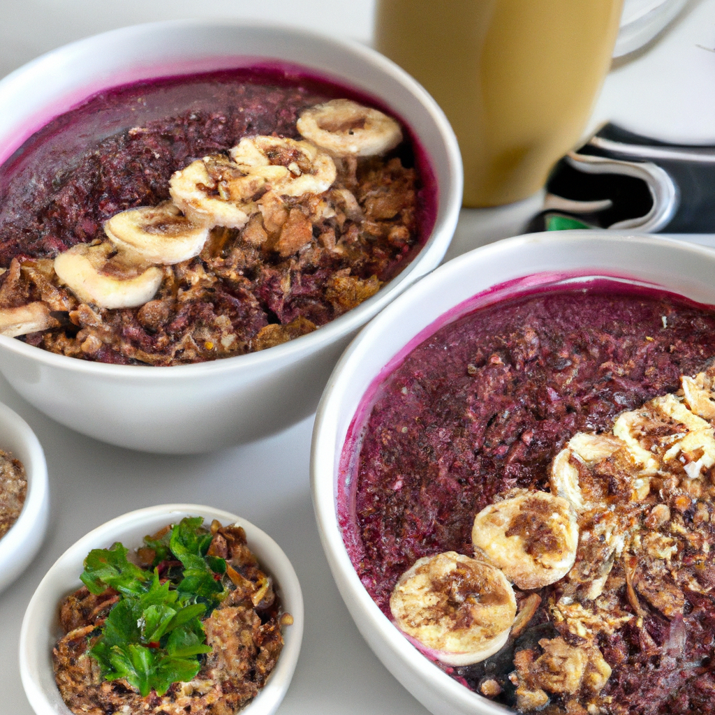 foto da receita Batida de açaí com granola 