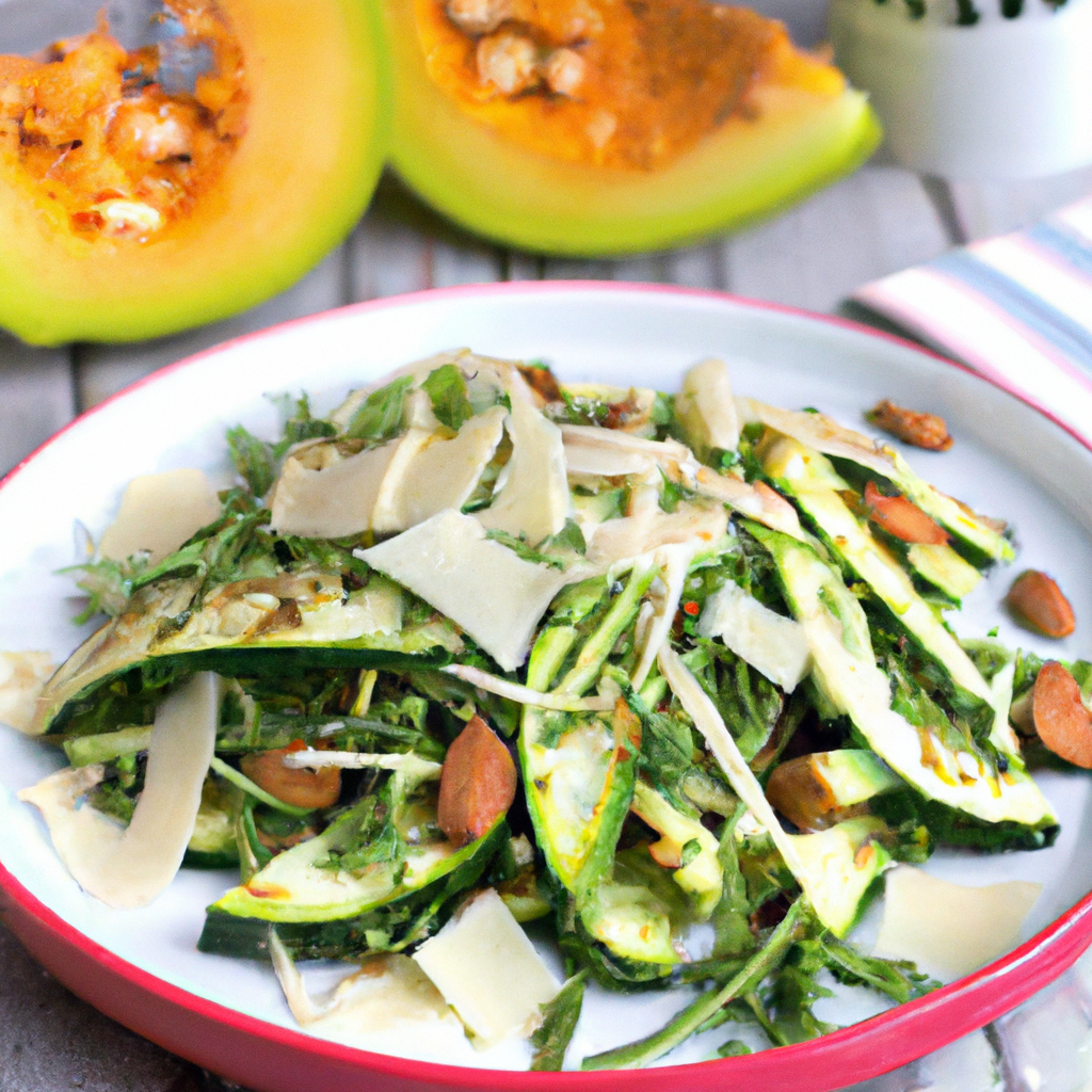 foto da receita Salada de abobrinha com parmesão