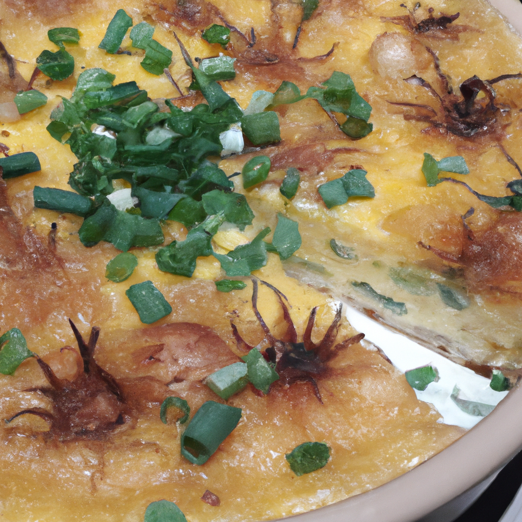 foto da receita Quiche de alho-poró e peito de peru