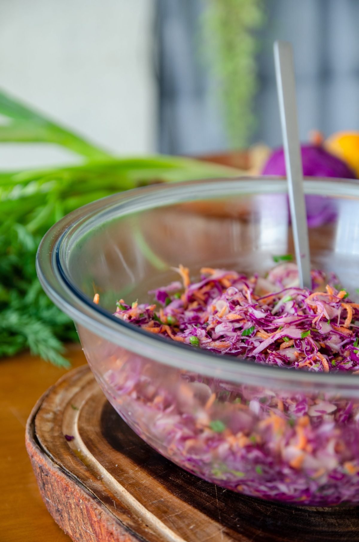 foto da receita Arroz integral com repolho roxo