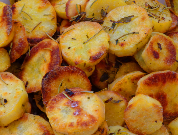 foto da receita Batata doce assada com ervas