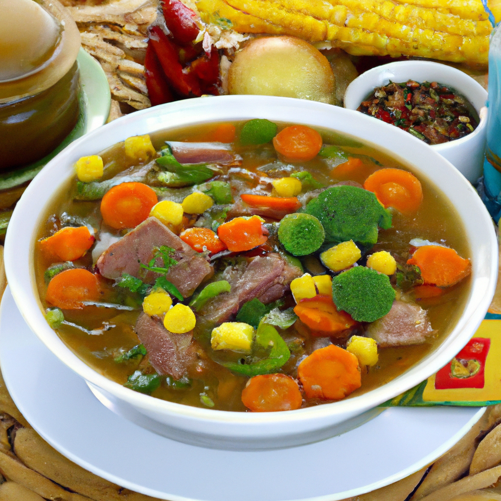 foto da receita Sopa de carne com legumes