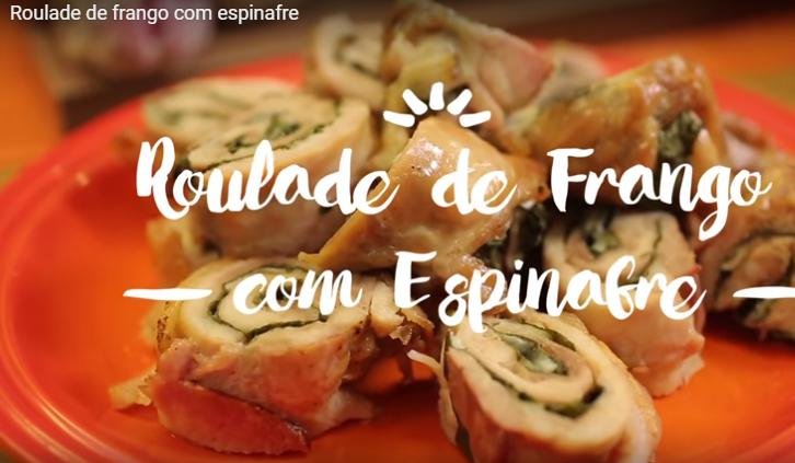 foto da receita Roulade de frango com espinafre