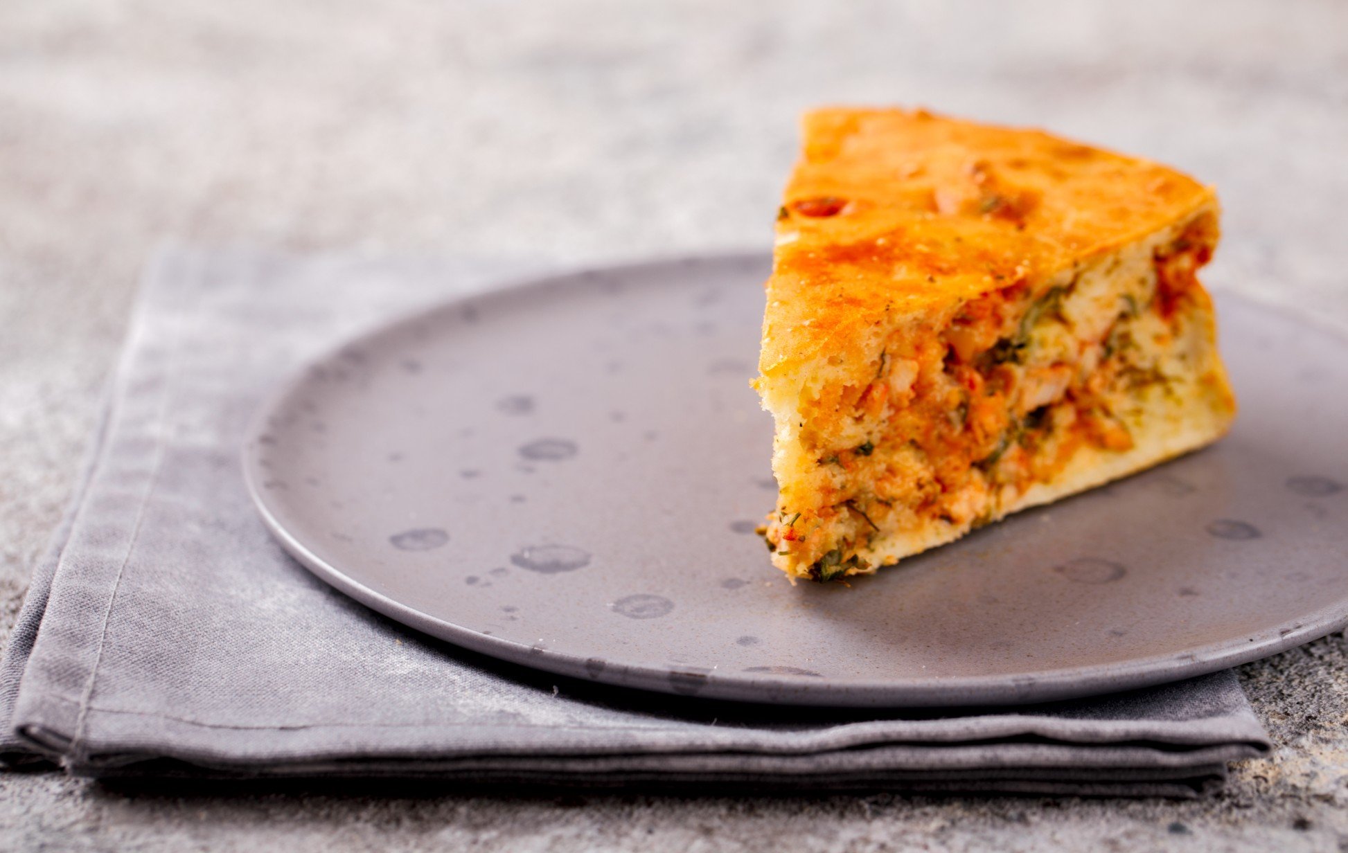 foto da receita Torta de frango cremosa com legumes light