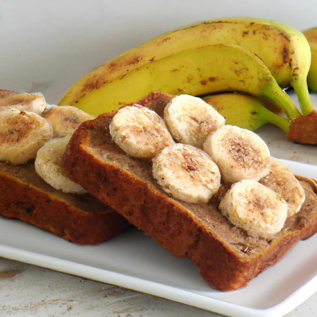 foto da receita Tostex de banana com canela