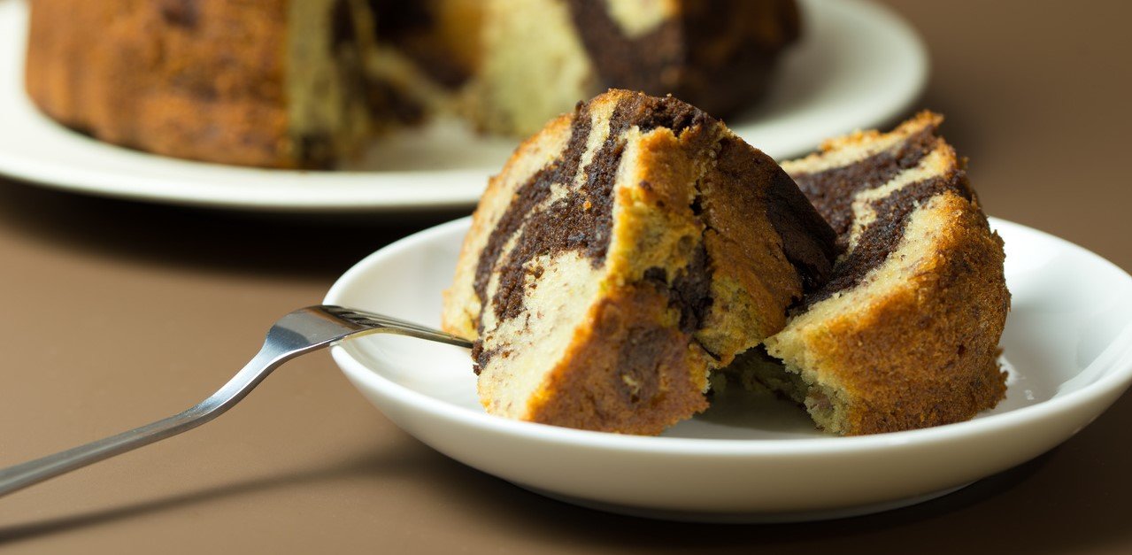 foto da receita Bolo de banana e cacau no micro-ondas