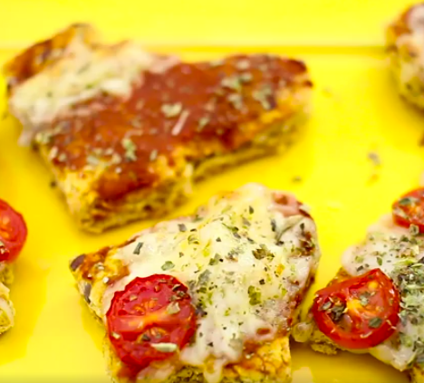 foto da receita Mini pizza de natal