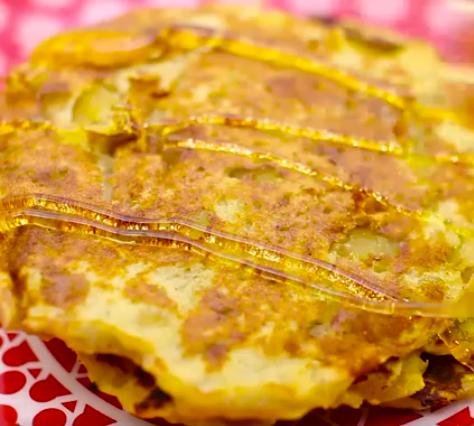 foto da receita Panqueca doce de batata doce