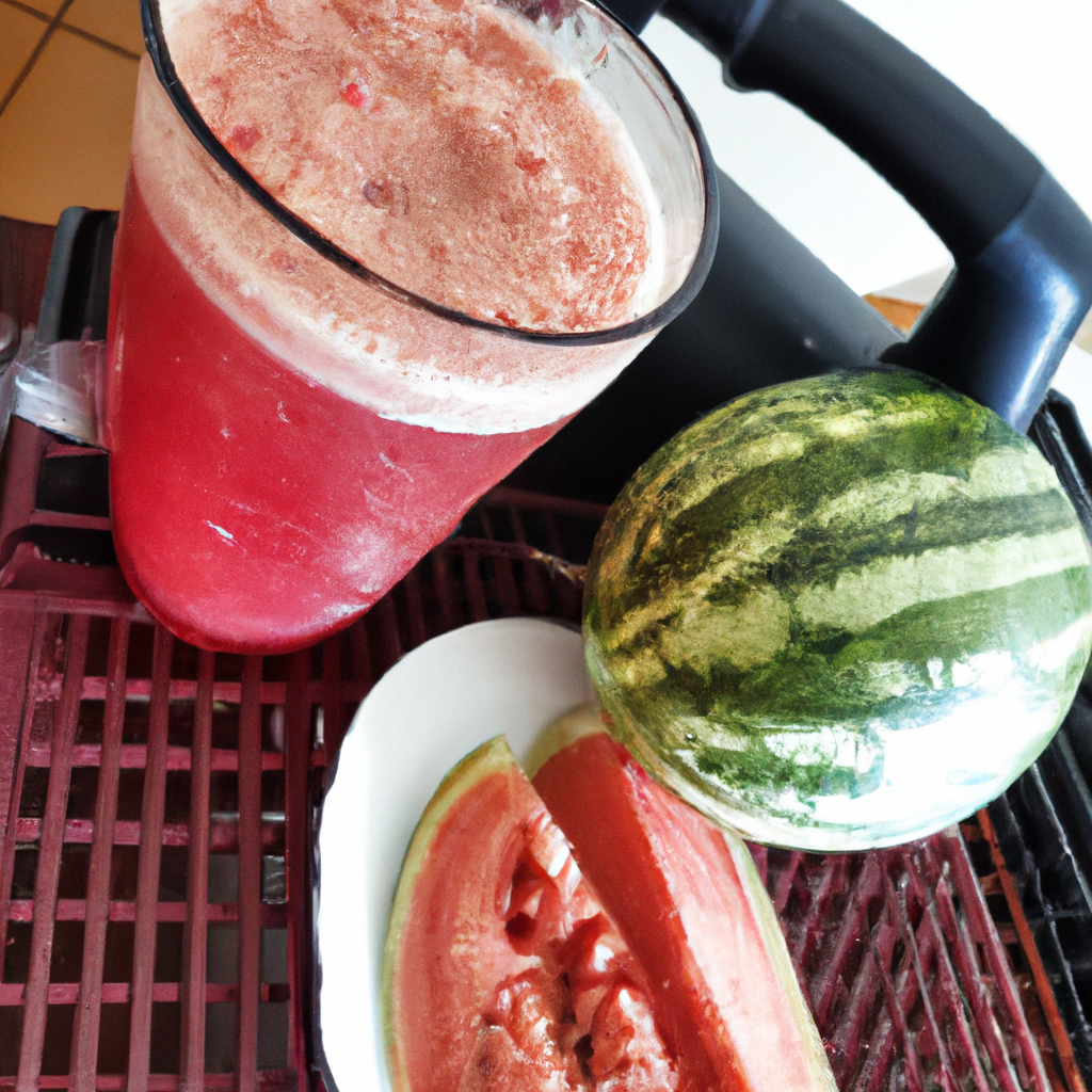 foto da receita Suco  de melancia e linhaça