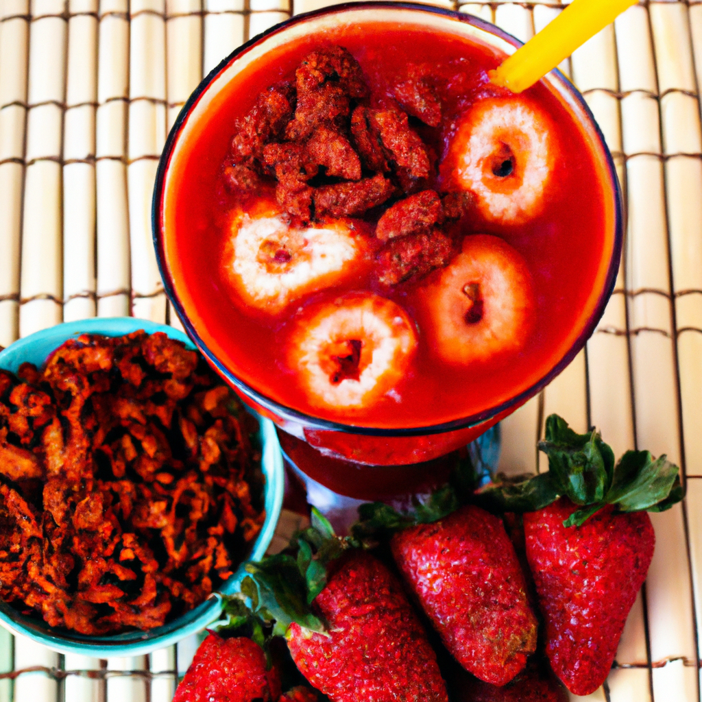 foto da receita Suco de morango e goji berry