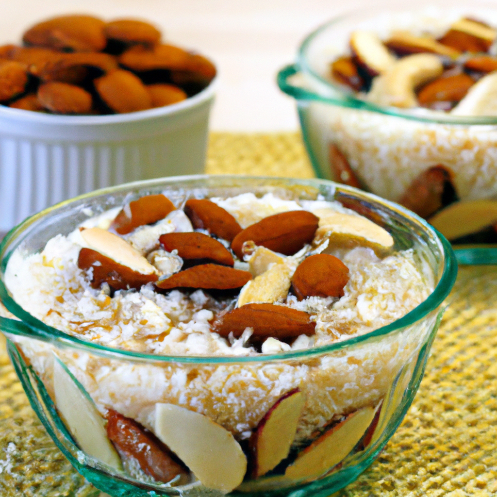 foto da receita Amêndoas e coco fresco