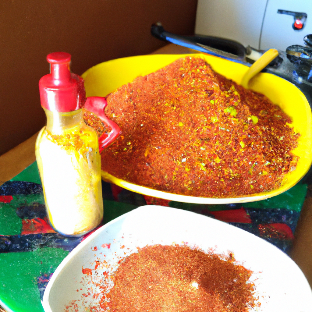 foto da receita Açafrão,   pimenta e sal rosa  para saladas