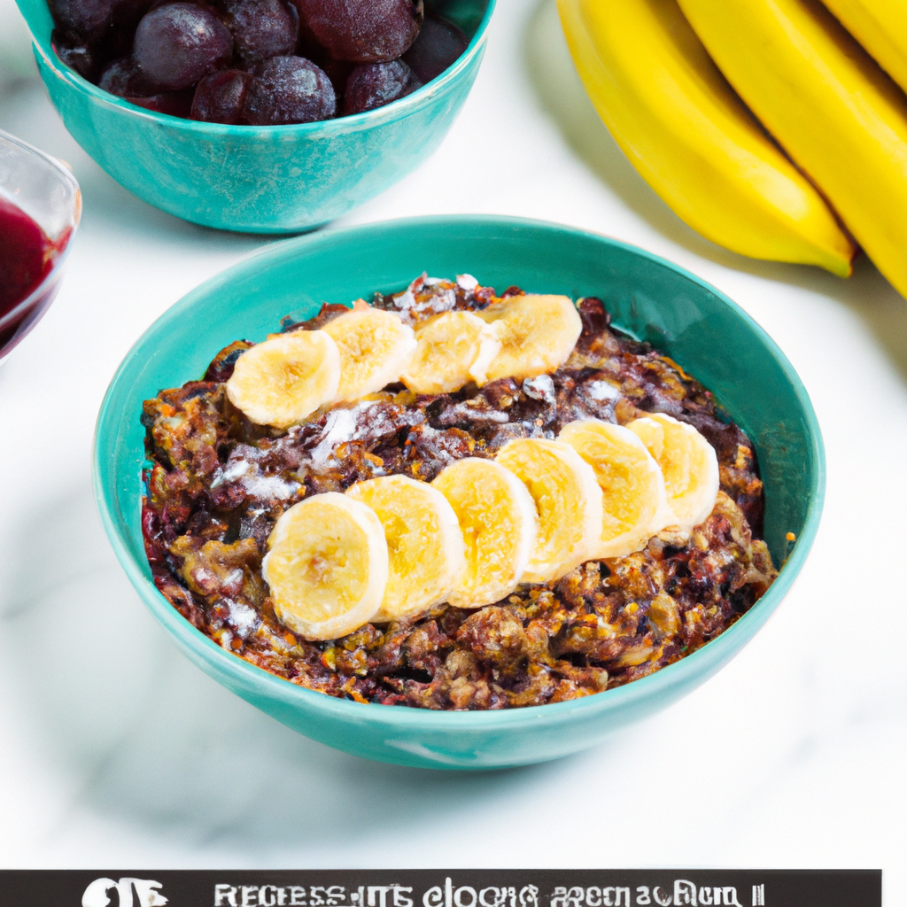 foto da receita Banana,   açaí e granola