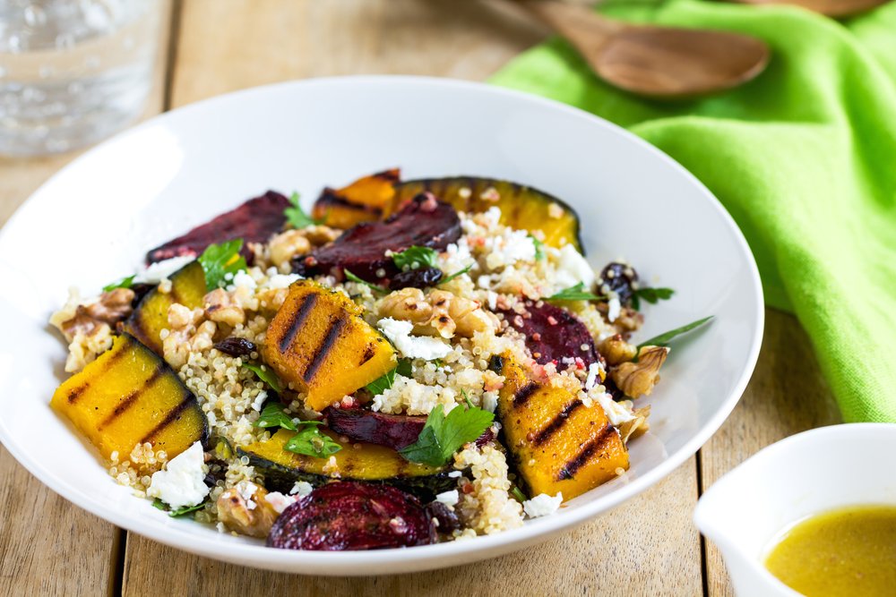 foto da receita Legumes grelhados com nozes