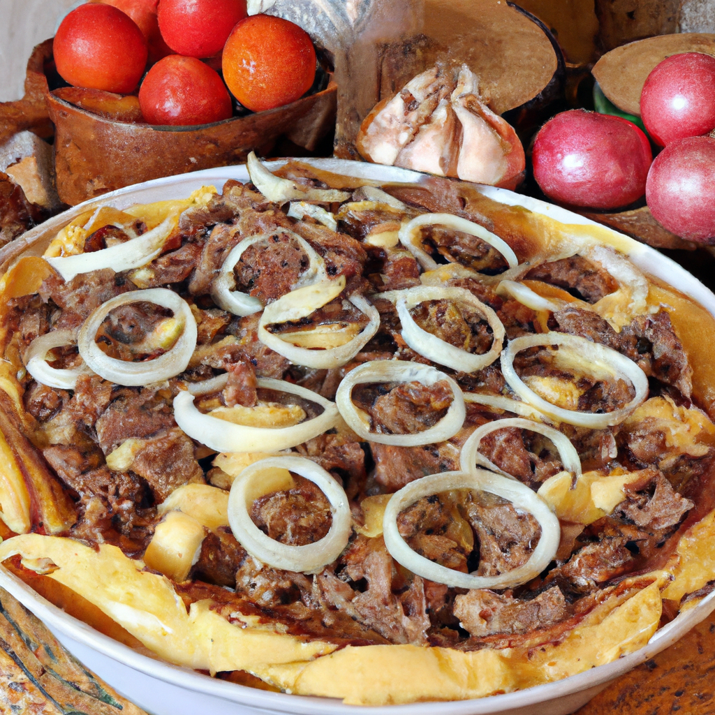 foto da receita Pizza de estrogonofe de carne