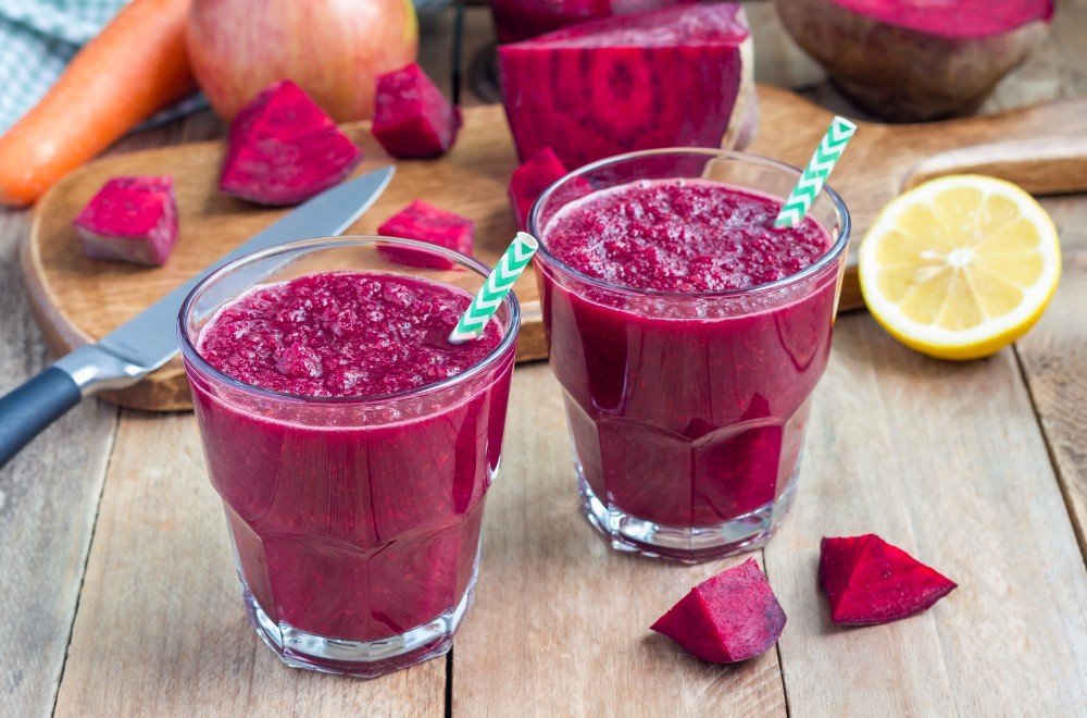 foto da receita Suco detox com beterraba e limão